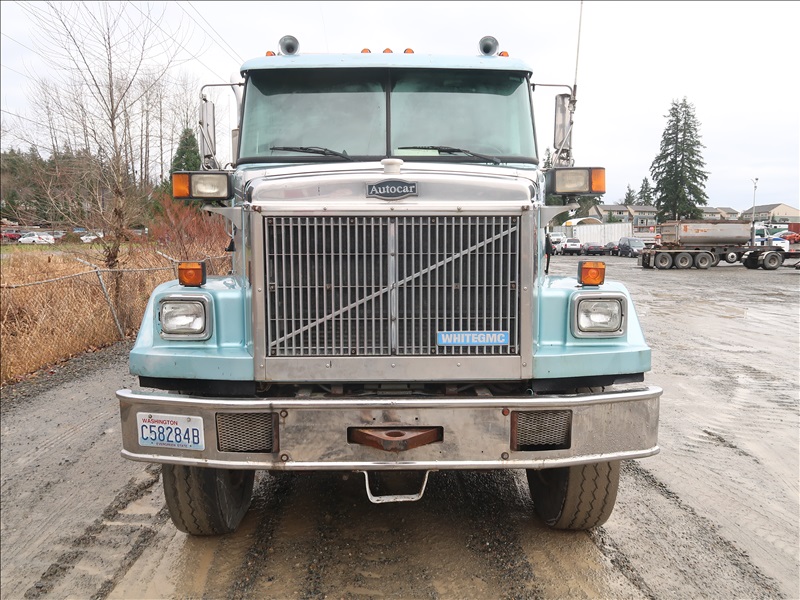 1991 WHITE GMC AUTOCAR TRI A DUMP TRUCK KENMORE HEAVY EQUIPMENT