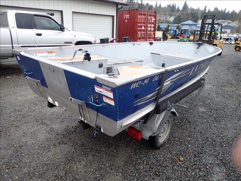 2009 LUND WC14 DLX KENMORE HEAVY EQUIPMENT, CONTRACTORS EQUIPMENT