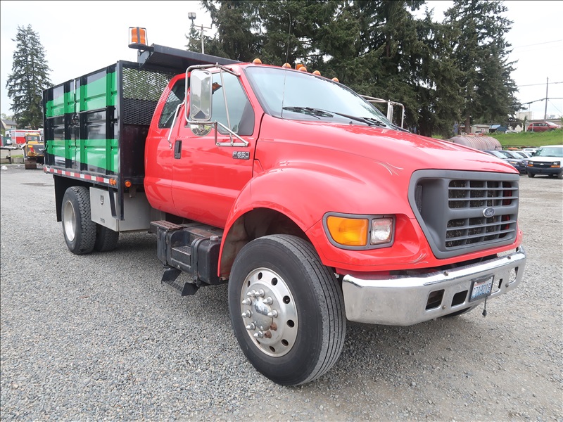 Ford F Flatbed Dump Kenmore Heavy Equipment Contractors