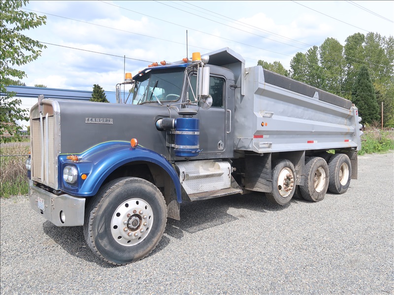 1977 KENWORTH W900 TRI A DUMP TRUCK KENMORE HEAVY EQUIPMENT