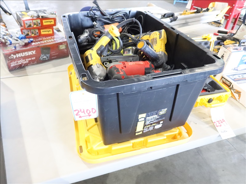 Lot Assorted Corded Hand Tools In This Bin Marysville Tools