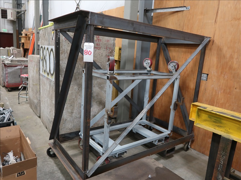 Lot Steel Carts Crane Technology Inc Online Auction James