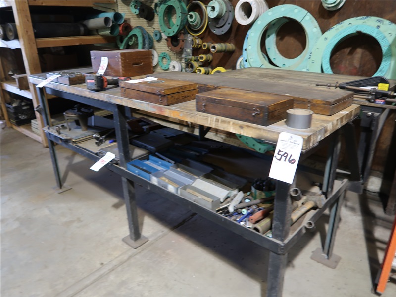 WOOD GASKET PREP TABLE W/ALLEN GASKET CUTTING MACHINE VIGOR ONLINE