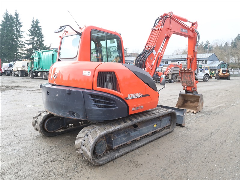 KUBOTA KX080-3 HYDRAULIC EXCAVATOR | KENMORE HEAVY EQUIPMENT ...