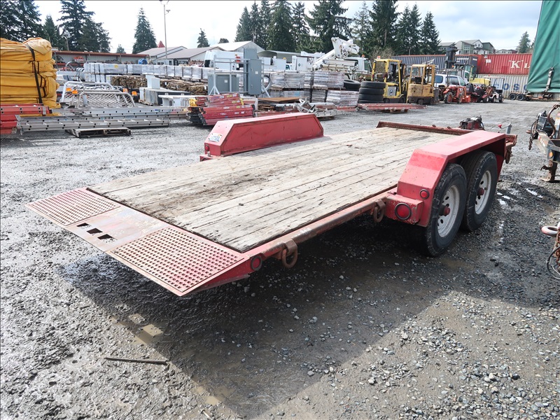 2005 TRAILKING TKT12-1600 T/A TILT DECK EQUIPMENT TRAILER | KENMORE ...