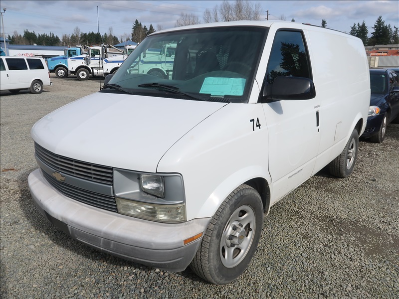 2004 CHEV ASTRO CARGO VAN AWD | KENMORE HEAVY EQUIPMENT, CONTRACTORS ...