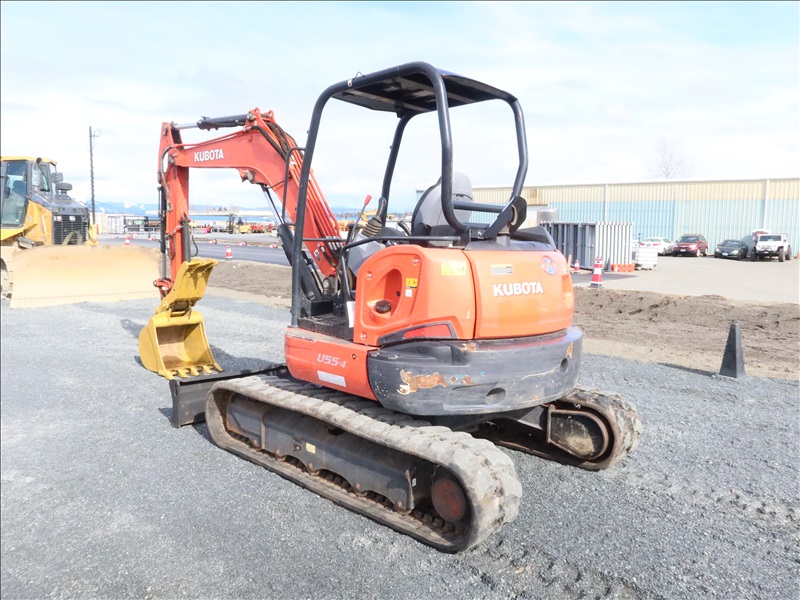 2018 KUBOTA U55-4 MINI HYDRAULIC EXCAVATOR | MARYSVILLE HEAVY EQUIPMENT ...