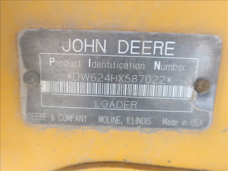 2003 JOHN DEERE 624H WHEEL LOADER | MARYSVILLE HEAVY EQUIPMENT ...