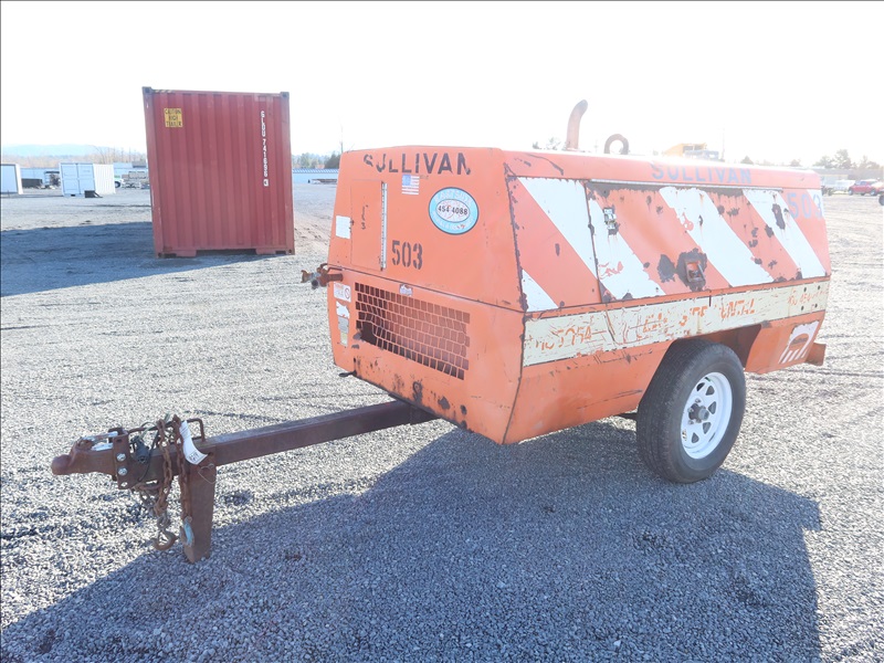 1994 SULLIVAN D185 TRAILER MOUNTED AIR COMPRESSOR | MARYSVILLE HEAVY ...