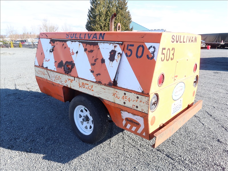 1994 SULLIVAN D185 TRAILER MOUNTED AIR COMPRESSOR | MARYSVILLE HEAVY ...