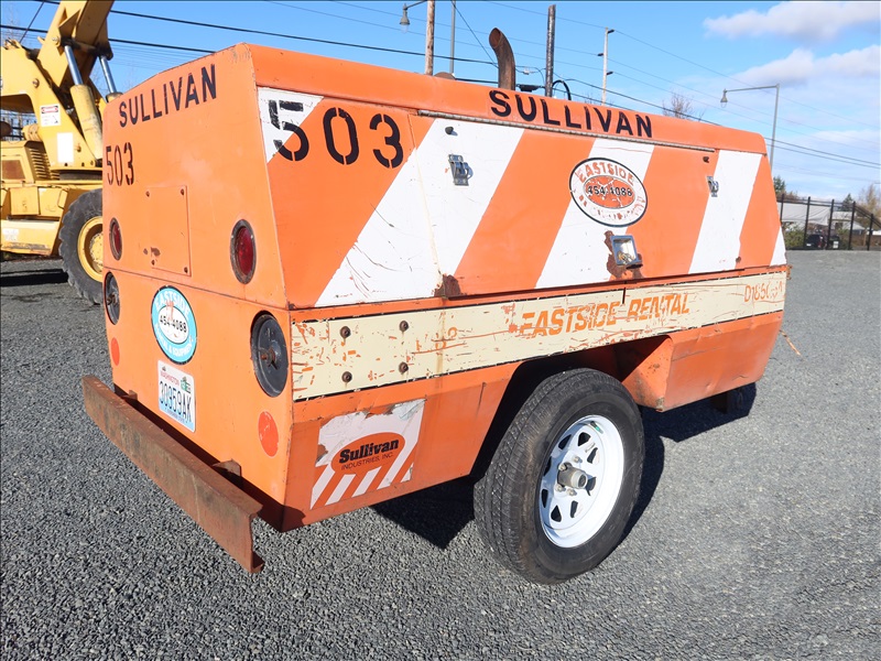 1994 SULLIVAN D185 TRAILER MOUNTED AIR COMPRESSOR | MARYSVILLE HEAVY ...