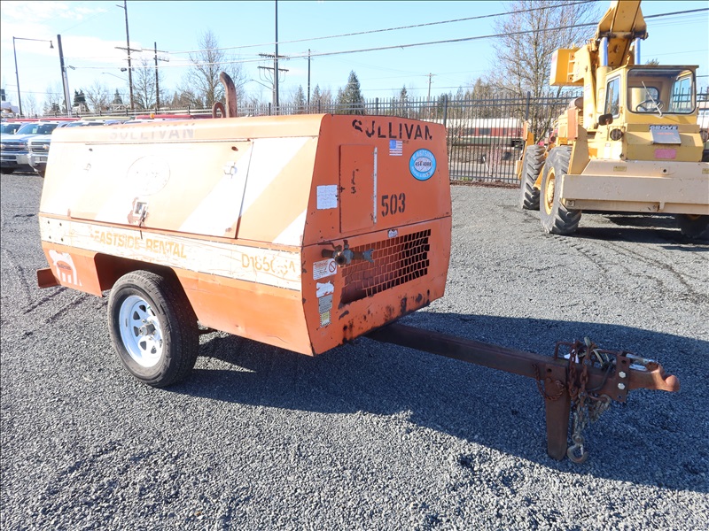 1994 SULLIVAN D185 TRAILER MOUNTED AIR COMPRESSOR | MARYSVILLE HEAVY ...