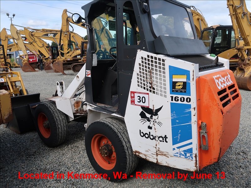 1993 BOBCAT 1600 KENMORE HEAVY EQUIPMENT, CONTRACTORS EQUIPMENT & VEHICLES LIVE AUCTION