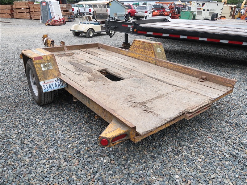 2004 TILTBED UTILITY TRAILER KENMORE HEAVY EQUIPMENT, CONTRACTORS
