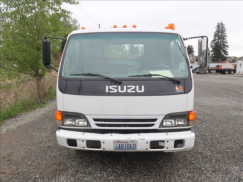 2004 ISUZU NPR FLATBED DUMP KENMORE HEAVY EQUIPMENT CONTRACTORS