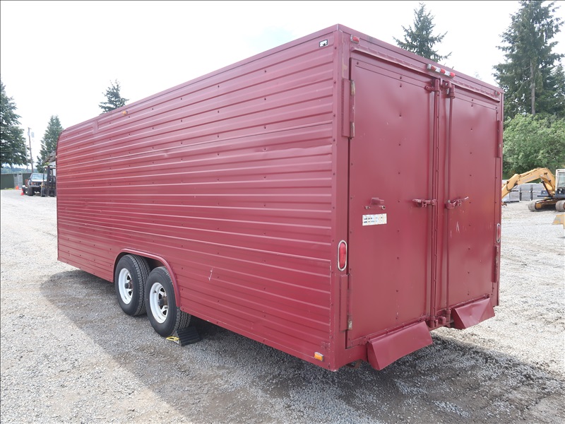 1981 COMPETITIVE T/A ENCLOSED TRAILER KENMORE HEAVY EQUIPMENT