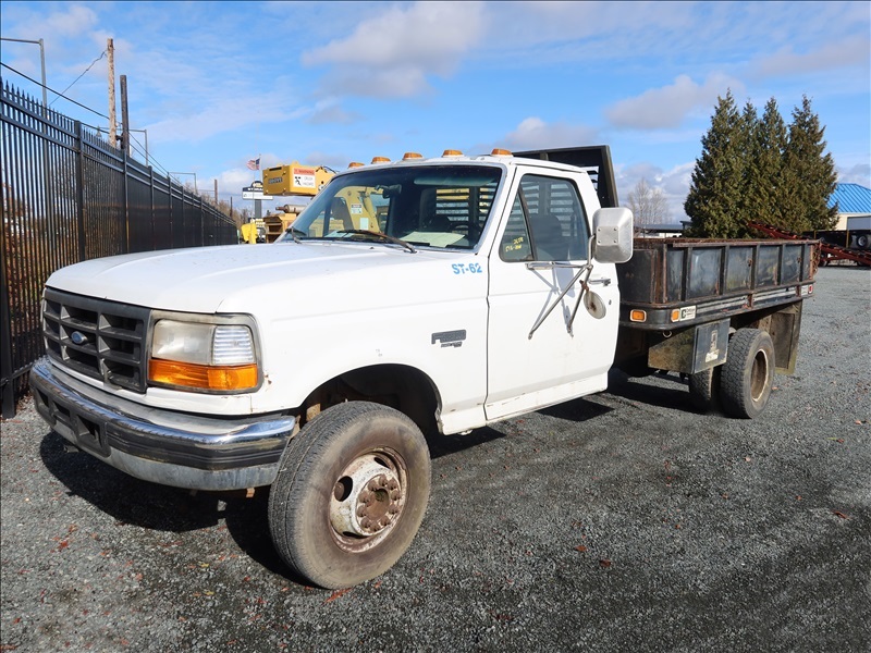 1996 FORD F450 FLATBED POWER STROKE | MARYSVILLE HEAVY EQUIPMENT ...