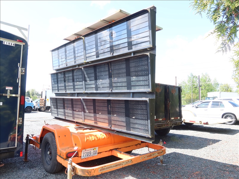 2000 ADDCO DH1000 TRAILER MOUNTED MESSAGE BOARD MARYSVILLE HEAVY