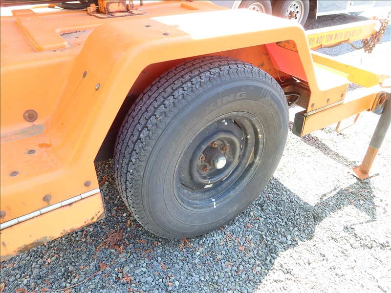 2000 ADDCO DH1000 TRAILER MOUNTED MESSAGE BOARD MARYSVILLE HEAVY