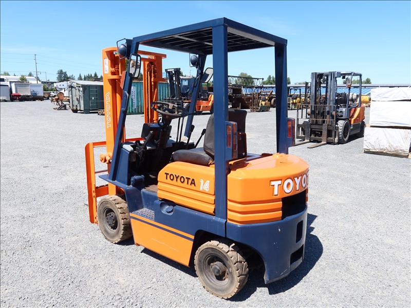 TOYOTA 5FGL14 FORKLIFT | MARYSVILLE HEAVY EQUIPMENT, CONTRACTORS ...