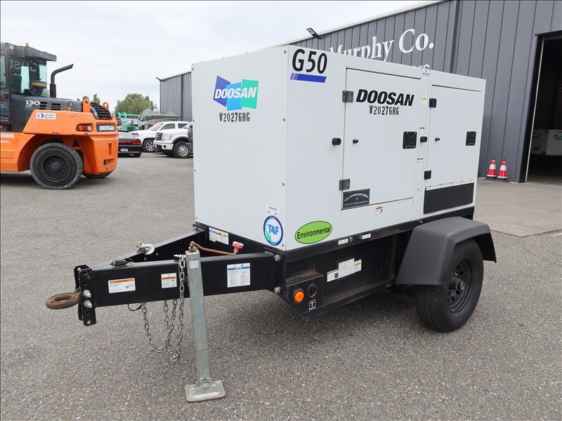 2019 DOOSAN G50WD0-3A-T4F TRAILER MOUNTED GENERATOR | MARYSVILLE HEAVY ...