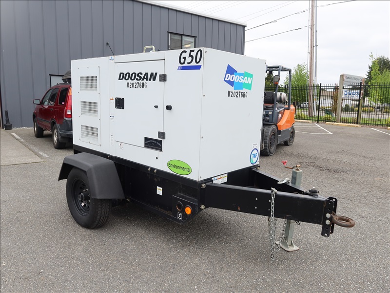 2019 DOOSAN G50WD0-3A-T4F TRAILER MOUNTED GENERATOR | MARYSVILLE HEAVY ...