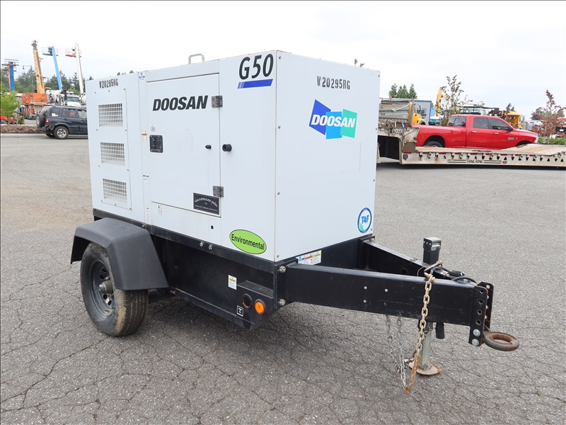 2020 DOOSAN G50WD0-3A-T4F TRAILER MOUNTED GENERATOR | MARYSVILLE HEAVY ...