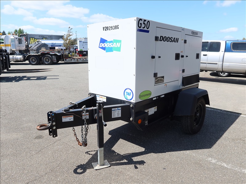 2020 DOOSAN G50WD0-3A-T4F TRAILER MOUNTED GENERATOR | MARYSVILLE HEAVY ...