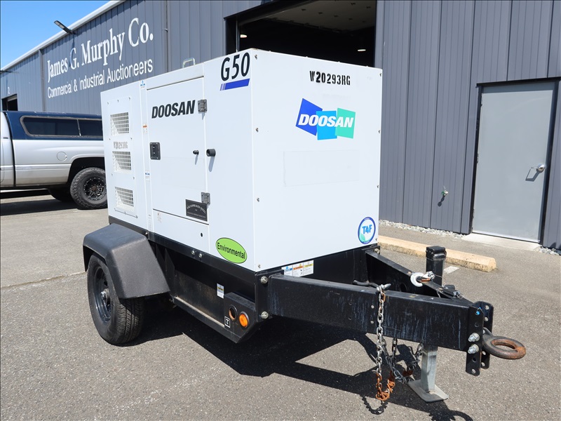 2020 DOOSAN G50WD0-3A-T4F TRAILER MOUNTED GENERATOR | MARYSVILLE HEAVY ...