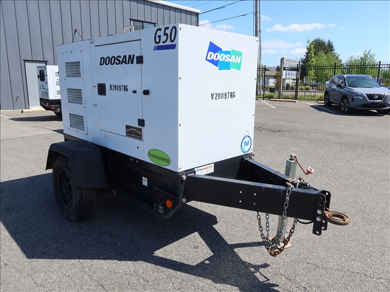 2019 DOOSAN G50WD0-3A-T4F TRAILER MOUNTED GENERATOR | MARYSVILLE HEAVY ...