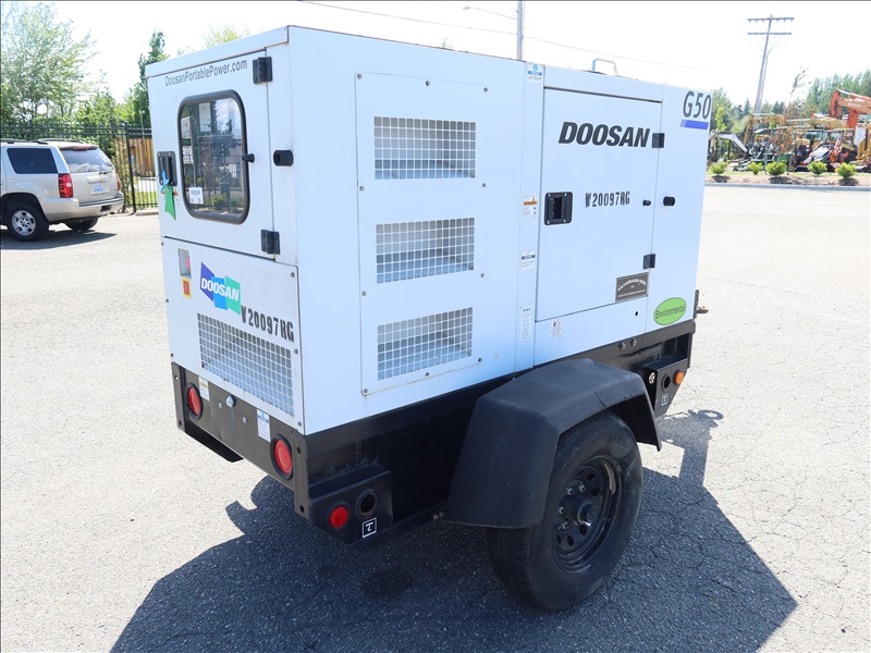 2019 DOOSAN G50WD0-3A-T4F TRAILER MOUNTED GENERATOR | MARYSVILLE HEAVY ...