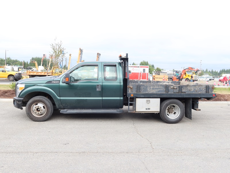 2011 Ford F350 Ext Cab Flatbed Dump Marysville Heavy Equipment Contractors Equipment