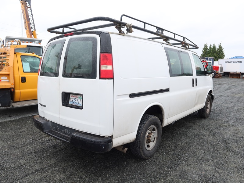 2008 CHEV 3500 CARGO VAN | MARYSVILLE HEAVY EQUIPMENT, CONTRACTORS ...