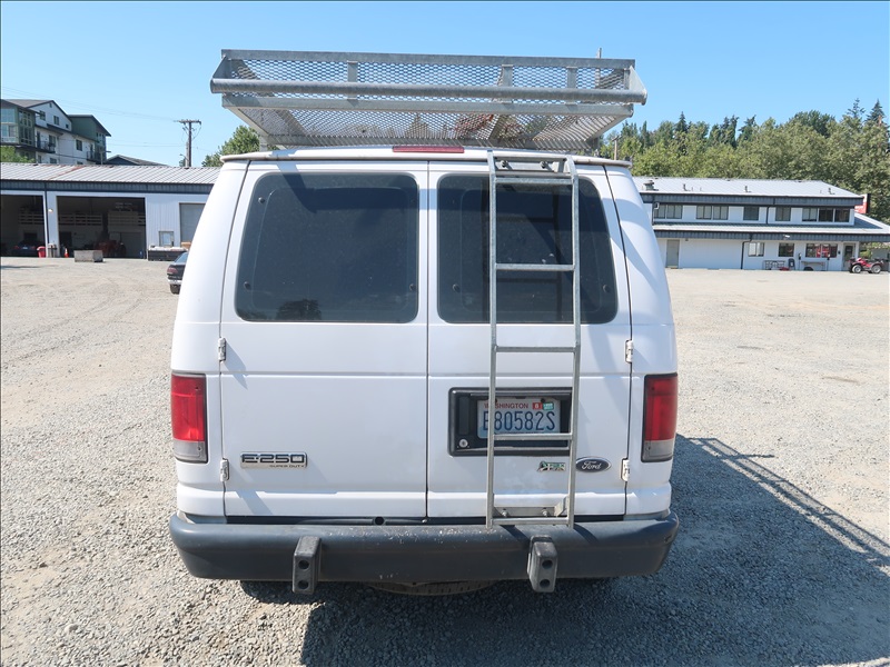 2010 FORD E250 CARGO VAN KENMORE HEAVY EQUIPMENT, CONTRACTORS