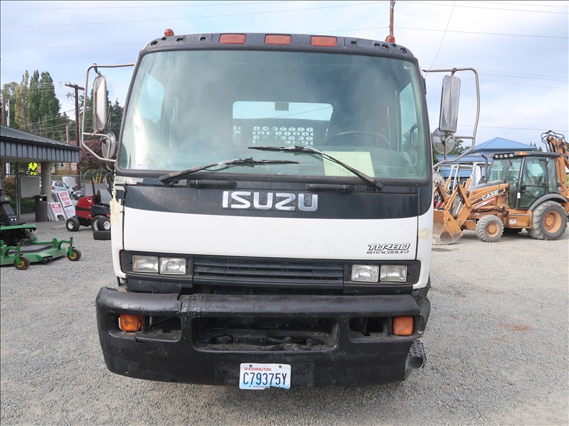 2001 Isuzu Cabover Flatbed Kenmore Heavy Equipment Contractors