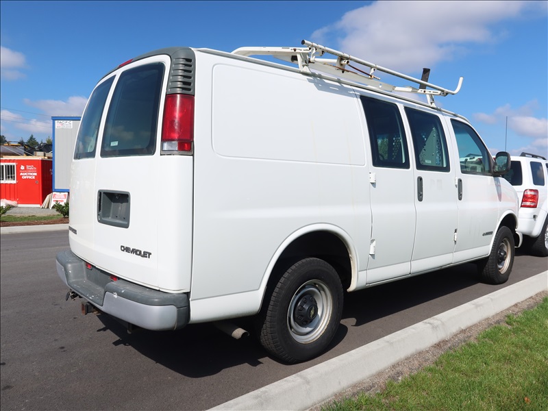 2001 CHEV 2500 CARGO VAN | MARYSVILLE HEAVY EQUIPMENT, CONTRACTORS ...