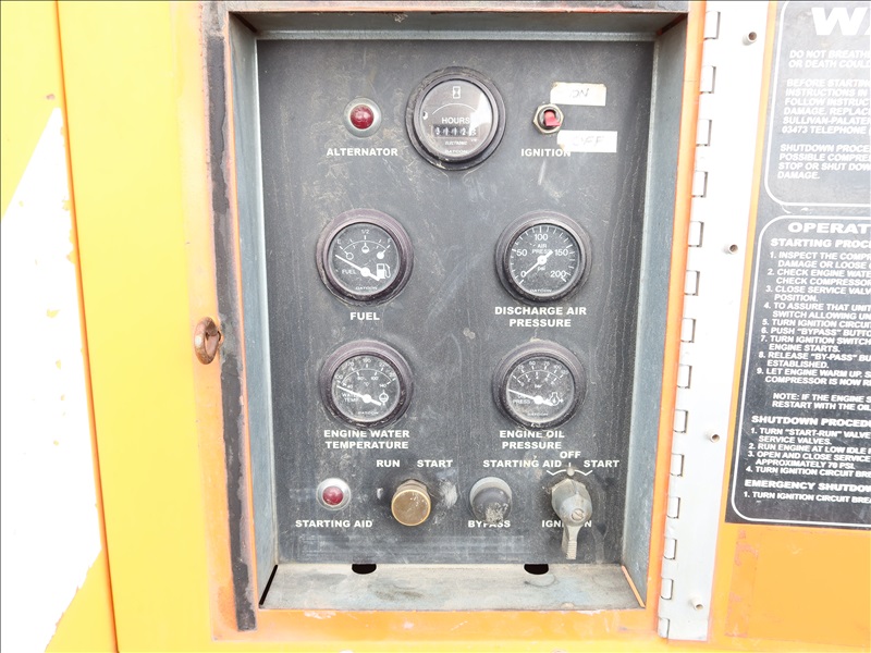 2006 SULLIVAN D185 TRAILER MOUNTED AIR COMPRESSOR | MARYSVILLE HEAVY ...