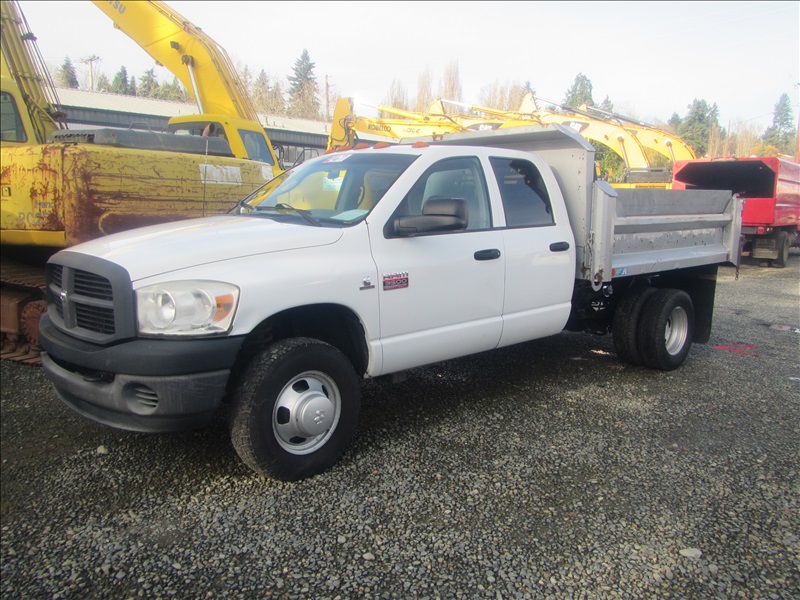 2007 DODGE RAM 3500 CREW CAB DUMP TRUCK | KENMORE HEAVY EQUIPMENT ...