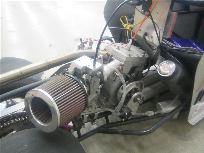 JR DRAGSTER BLOSOM RACING, 1 CYL ENGINE KENMORE HEAVY EQUIPMENT