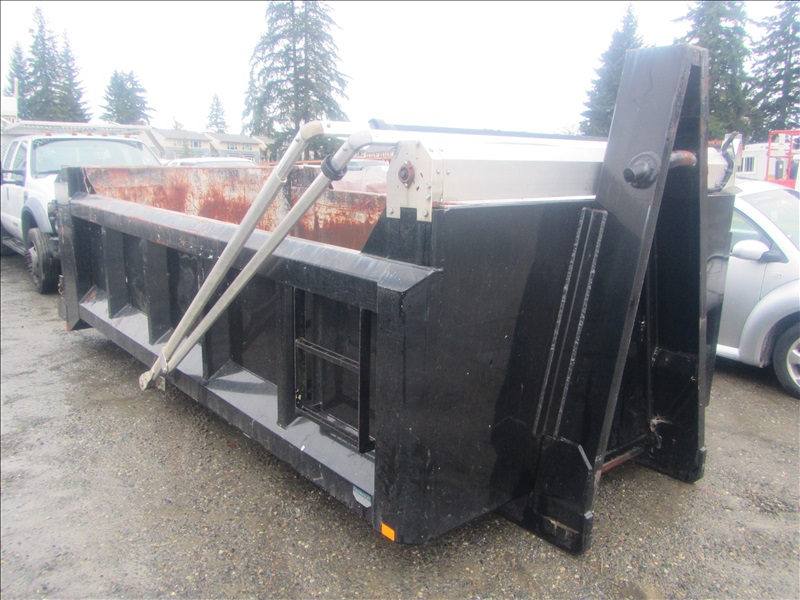 O.J. WATSON HOOK LIFT ROLLOFF STEEL DUMP BOX W/ TARP SYSTEM KENMORE