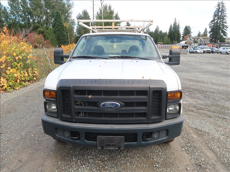 2008 Ford F350 Ext Cab Flatbed Power Stroke W Liftgate Kenmore Heavy Equipment Contractors