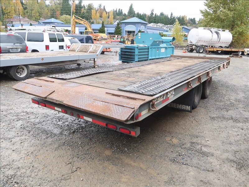 2001 ZIEMAN T/A TILT DECK EQUIPMENT TRAILER | KENMORE HEAVY EQUIPMENT ...