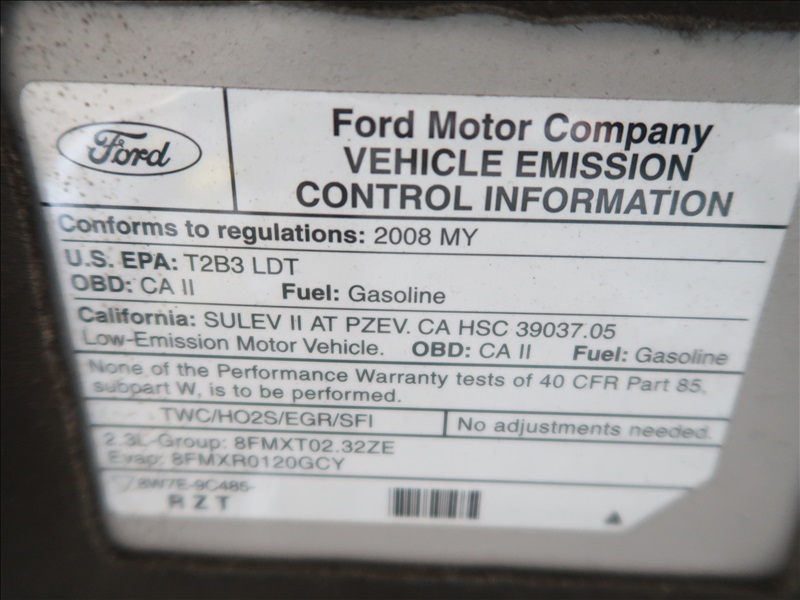 2008 FORD ESCAPE SUV HYBRID 2WD *NEW DATE* KENMORE HEAVY EQUIPMENT