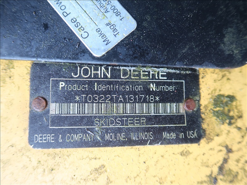 2006 JOHN DEERE CT322 TRACKED SKID STEER LOADER *NEW DATE* KENMORE