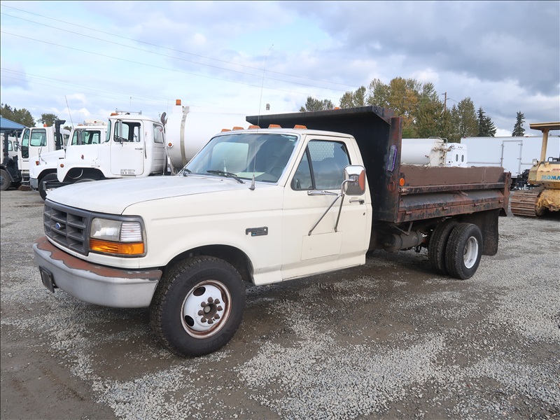 1995 FORD F350 DUMP TRUCK | *NEW DATE* KENMORE HEAVY EQUIPMENT ...