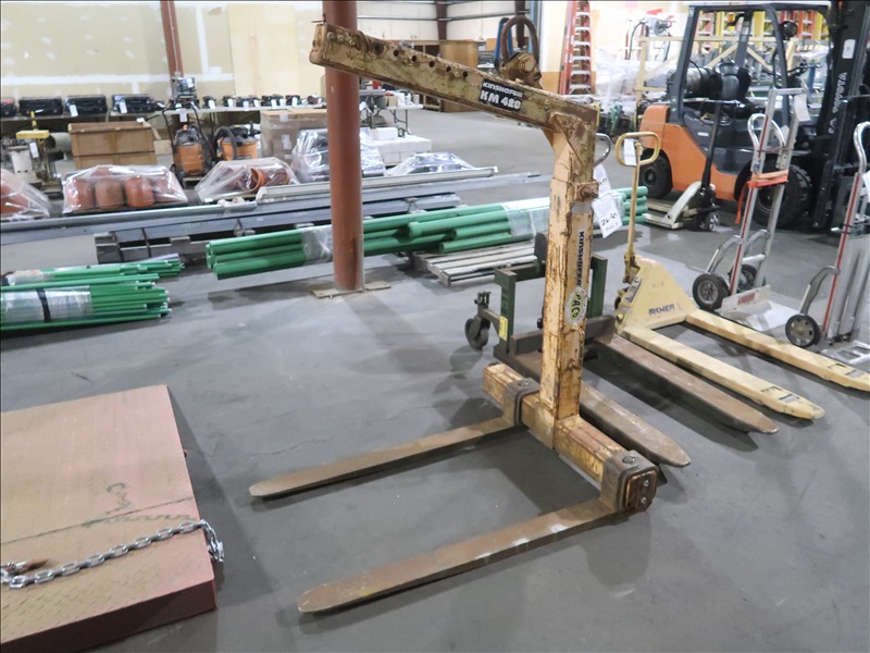 Kinshofer Km420 Liftall Forklift Forks For Boom Marysville Tools And Equipment Online Auction 6885