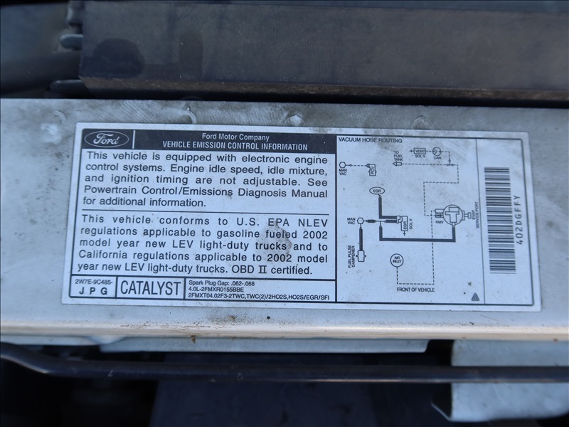 2002 FORD RANGER EXT CAB 4WD | MARYSVILLE HEAVY EQUIPMENT, CONTRACTORS ...