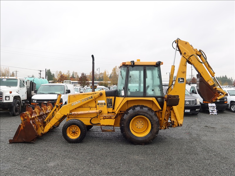 1985 John Deere 410b Loader Backhoe Marysville Heavy Equipment Contractors Equipment 8852