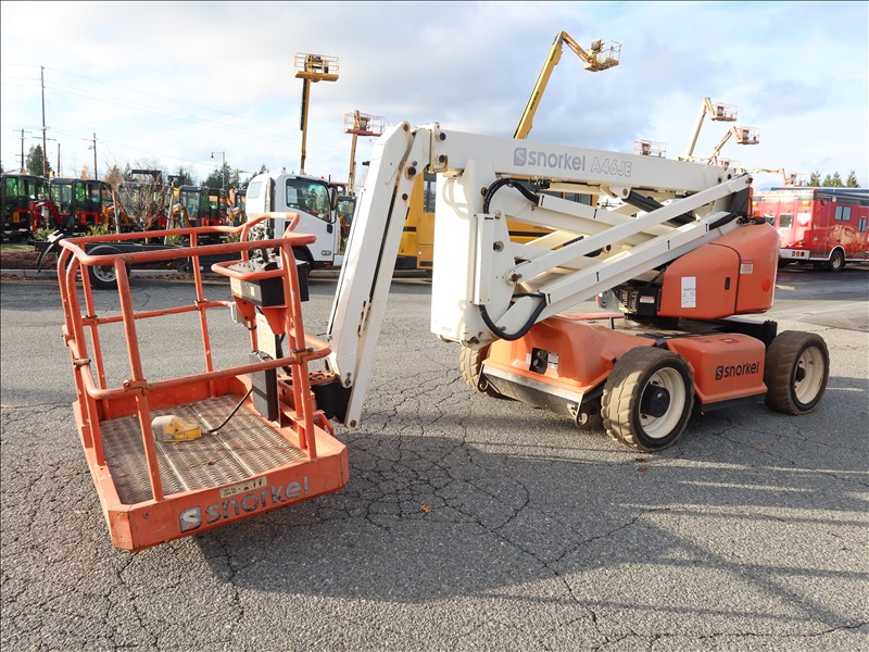 2014 SNORKEL A46JE ARTICULATED BOOM LIFT MARYSVILLE HEAVY EQUIPMENT