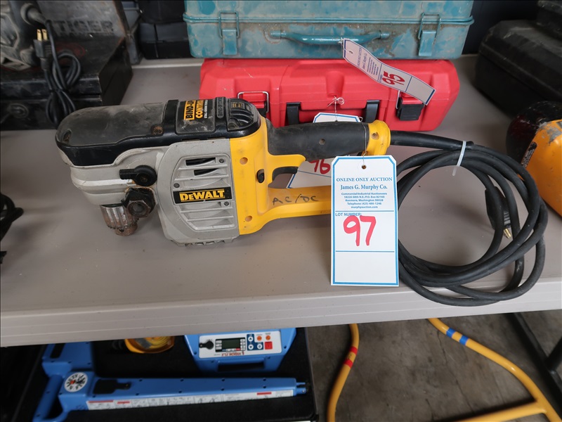 DEWALT DWD460 AC DC ELECTRIC ONLINE AUCTION James G. Murphy Co